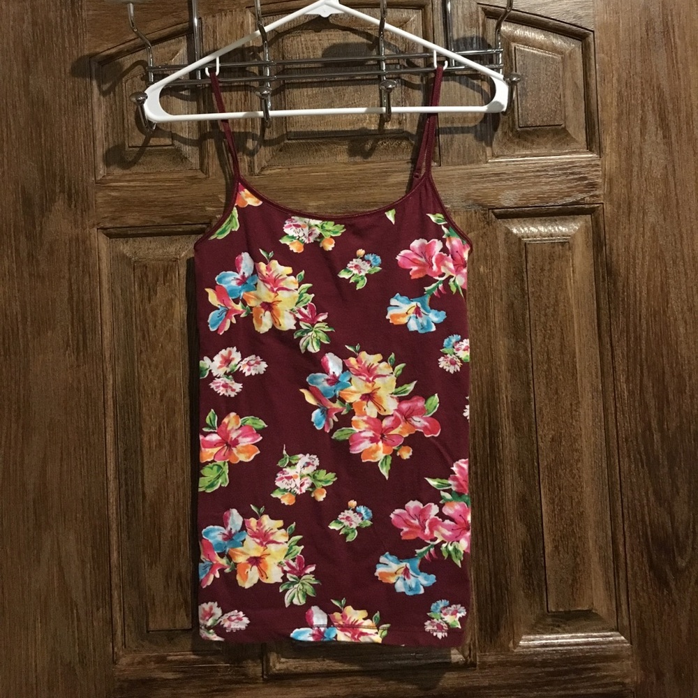 Floral patterned tank top