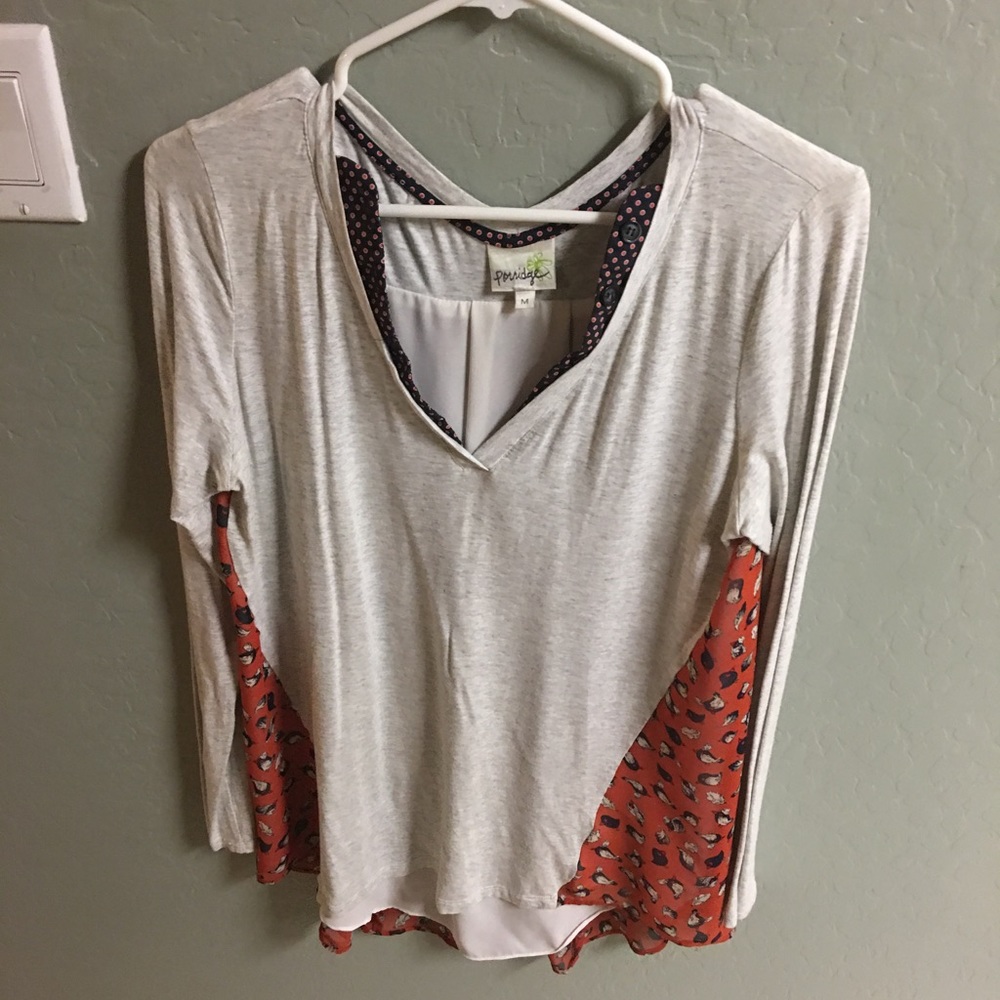 Anthropologie, Porridge brand shirt