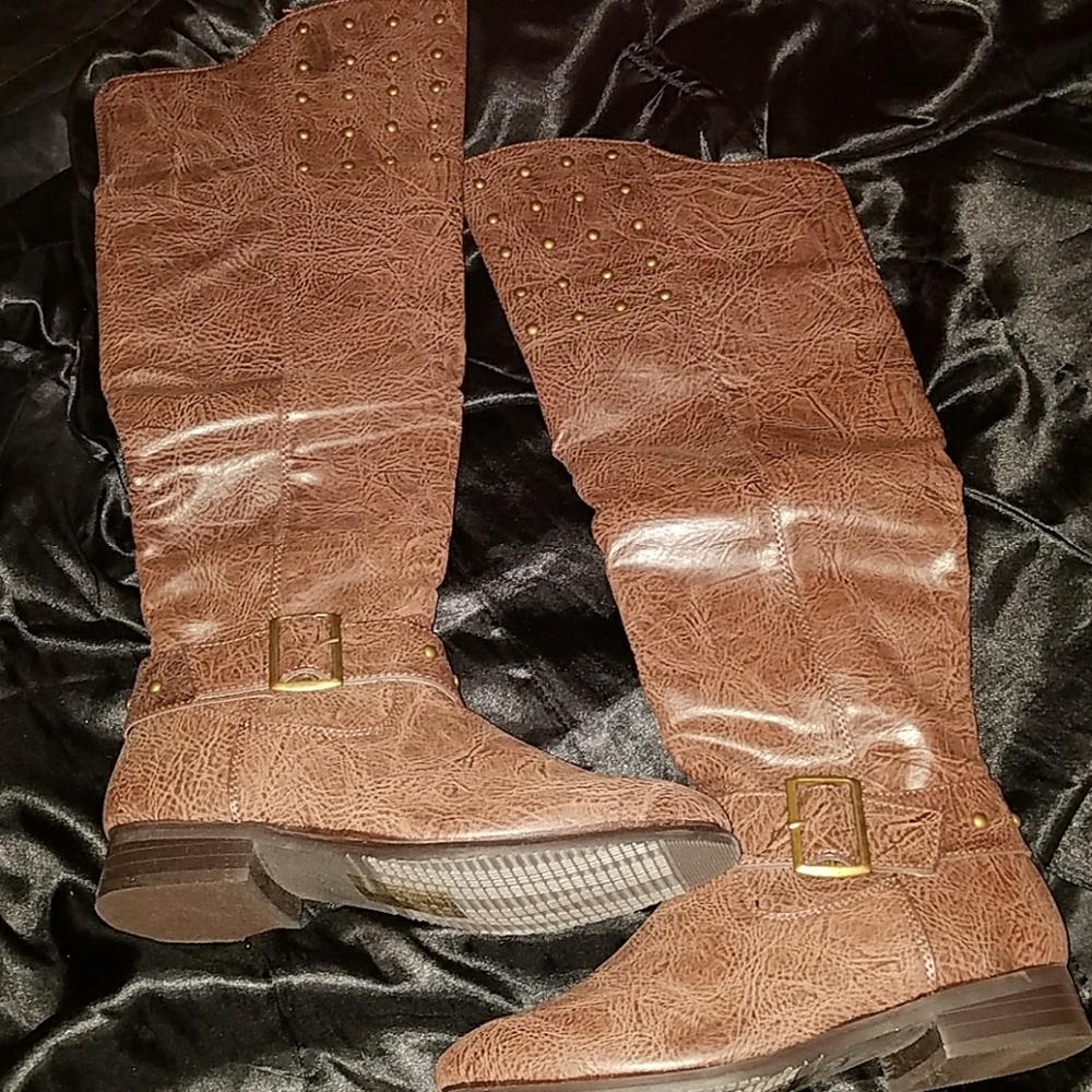 Brown Knee High Boots