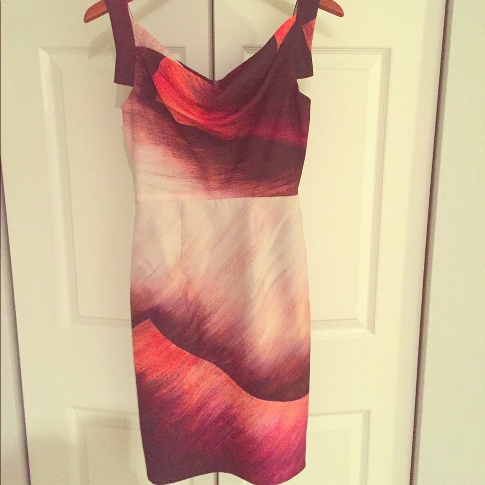 Incredibly sexy multi-color Black Halo dress