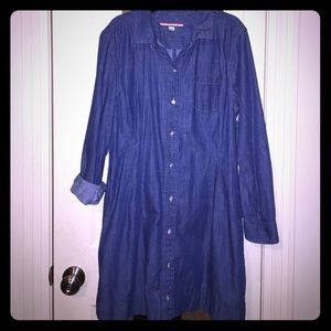 ♻️VINTAGE♻️ Tommy Hilfiger Denim Shirt Dress