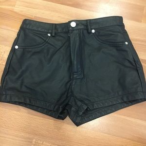 Forever 21 Faux Leather Shorts Forever 21 Faux Leather Shorts
