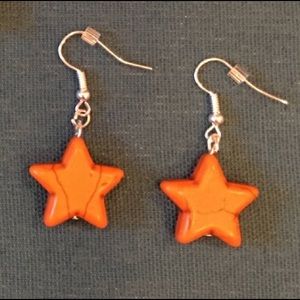 Handmade star earrings