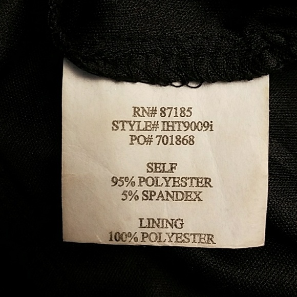 RUBY ROX Black & silver strapless bodycon dress - Picture 5 of 6