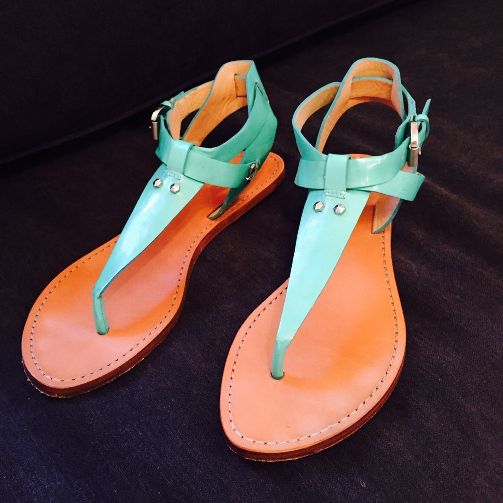 Belle By Sigerson Morrison Randy Sz 9b Jade Sandal View 3