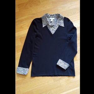 SOLD Charter Club black sweater