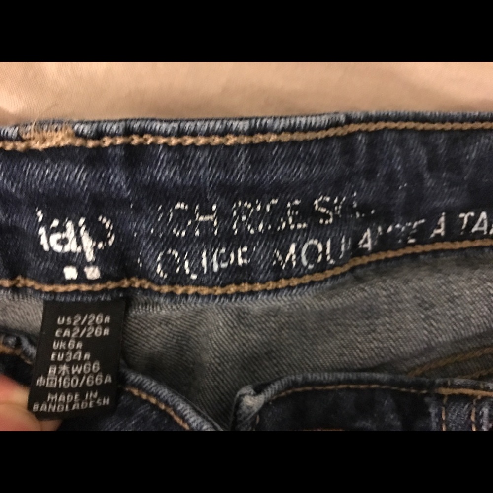 Gap high rise skinny jeans