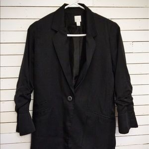 Laura Conrad silky-type blazer