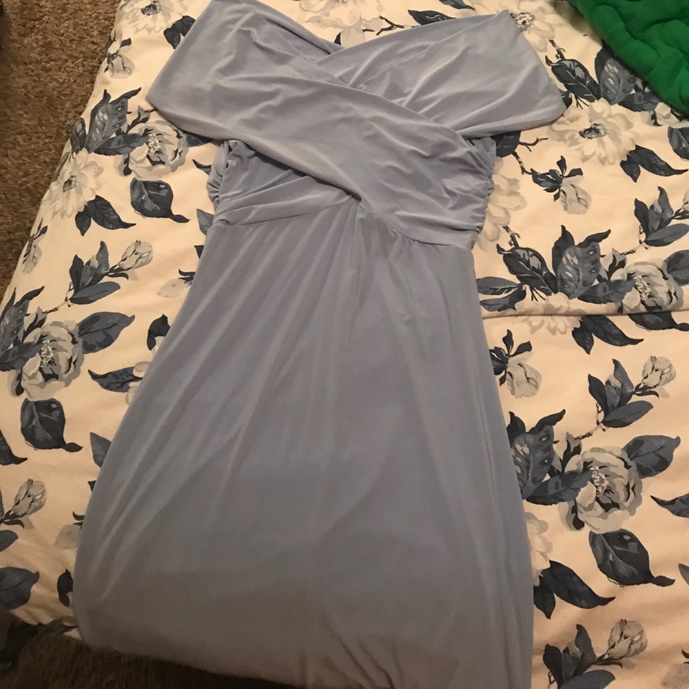 Asos light blue pencil dress