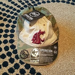 Washington State Cougars hat new w tags Washington State Cougars hat new w tags