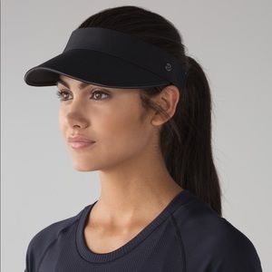 Lululemon fast paced run visor black Lululemon fast paced run visor black