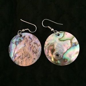 Abalone Dangle Earrings
