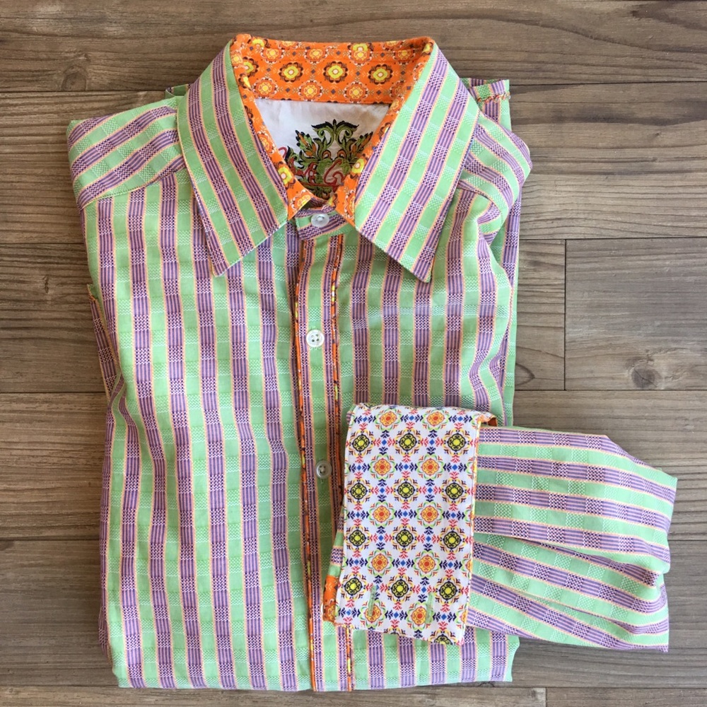 Robert Graham Button Down Dress Shirt