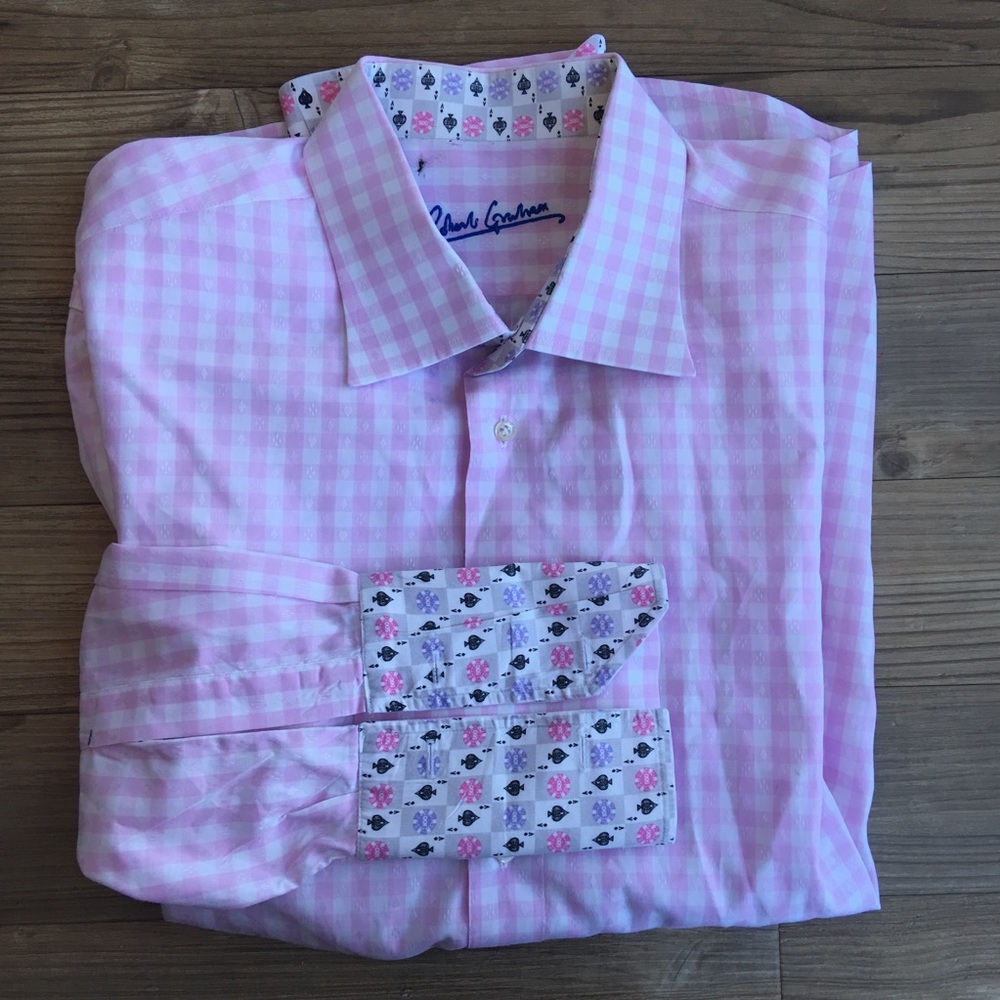 Robert Graham Poker Print Dress Shirt