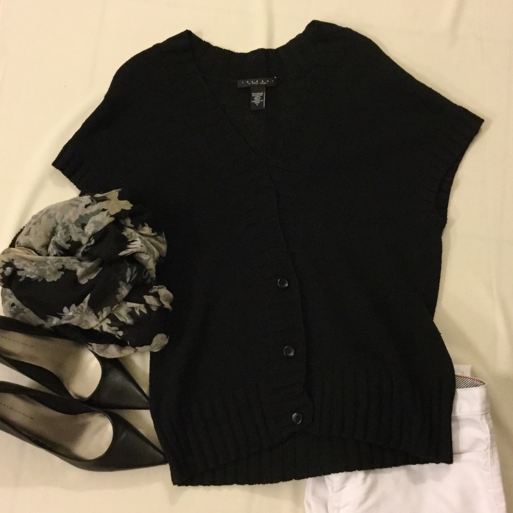 Laundry by Shelli Segal black sweater size Large