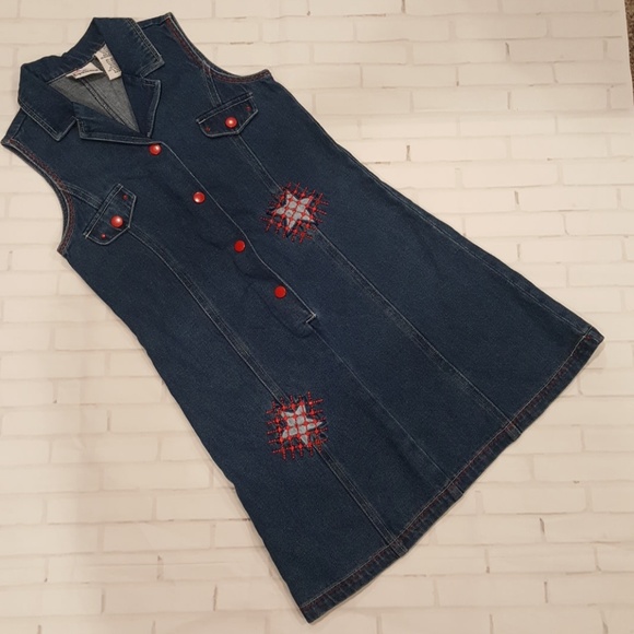 Expressions Other - Girls Vintage Jean Dress - Size 7/8
