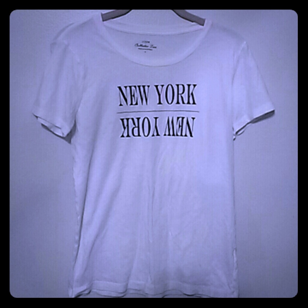 J crew t shirt new York small