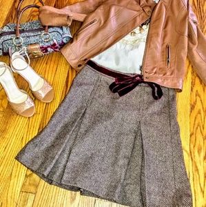 J Crew School Girl Pleated Skirt