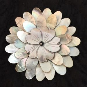 Abalone Flower Broach