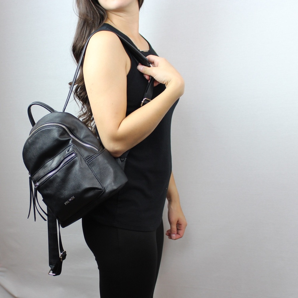 Nine West faux leather small backpack