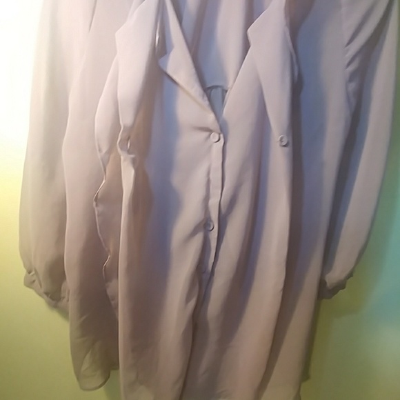 Purple button up - Picture 2 of 2