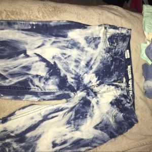 Blue and white leggings/jagging's