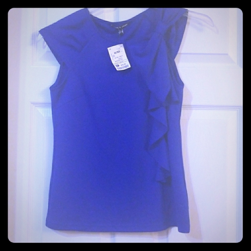 LADIES ROYAL BLUE SWEATER