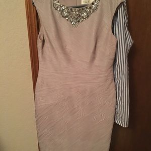 Eliza G size 14 taupe formal