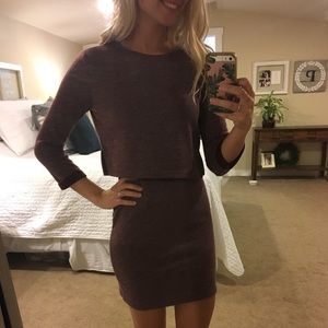 Mauve Sweater Dress