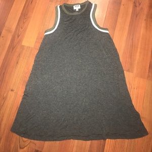 Racer back cotton dress