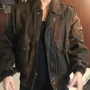 Vintage leather jacket