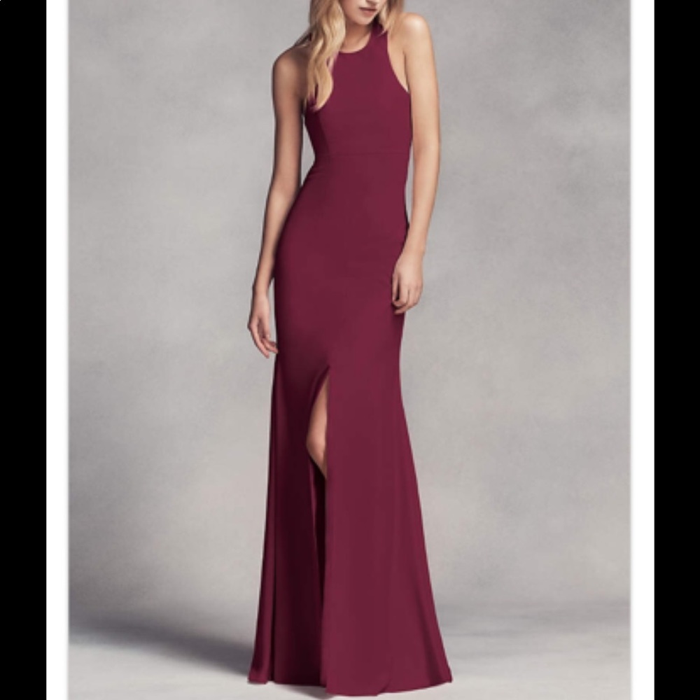 Vera wang wine dress