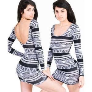 American Apparel Tribal Print Bodycon