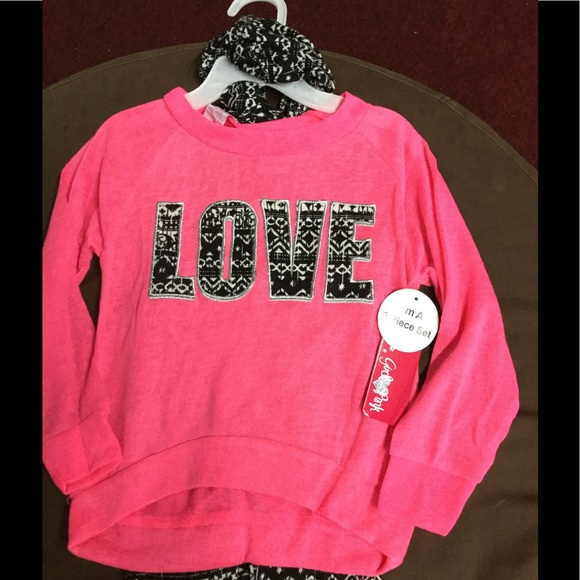 3 pc set girl with scarf bran new. - Picture 2 of 3