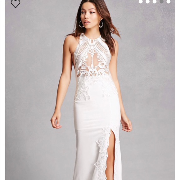 Long white dress - Picture 2 of 2