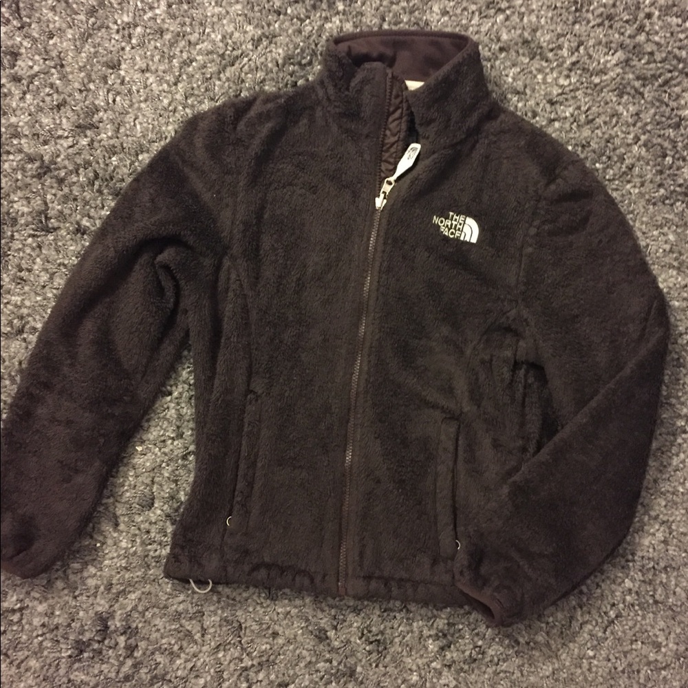 Dark brown North Face osito