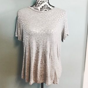Metallic Polka Dotted Tee Metallic Polka Dotted Tee