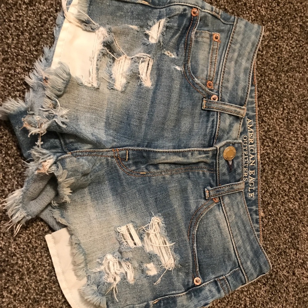 Women’s High Rise Cut-Off Denim Shorts