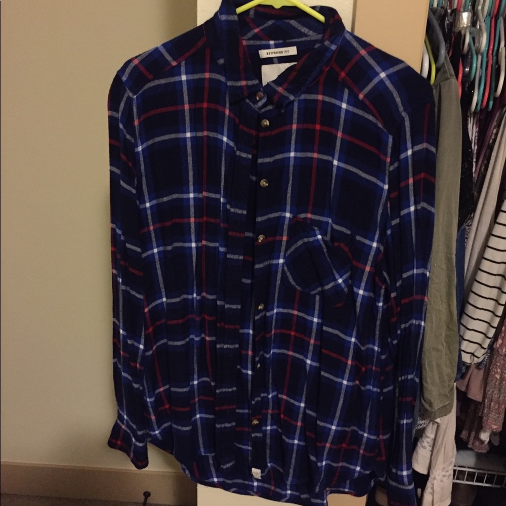 American eagle flannel size XL