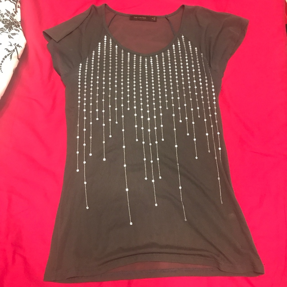 Gray blouse