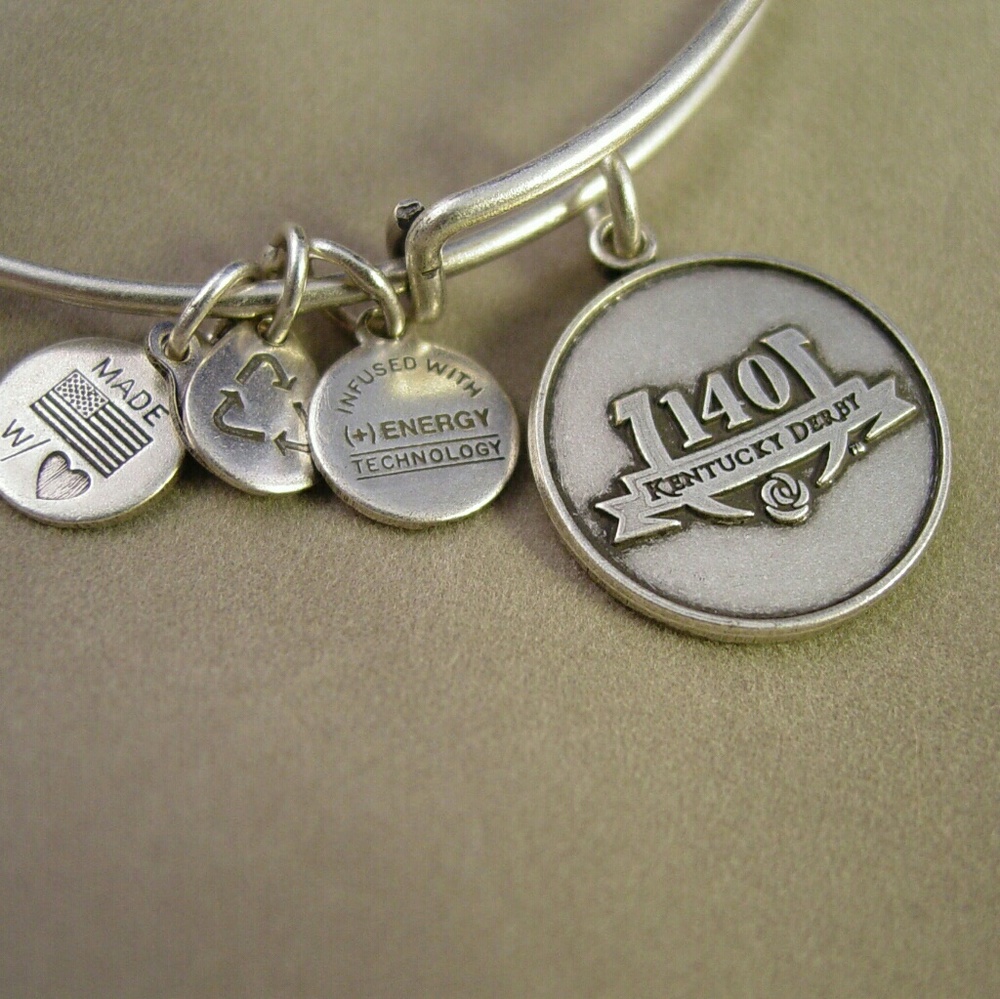 NWT Alex and Ani 140th Ky Derby Silver bracelet