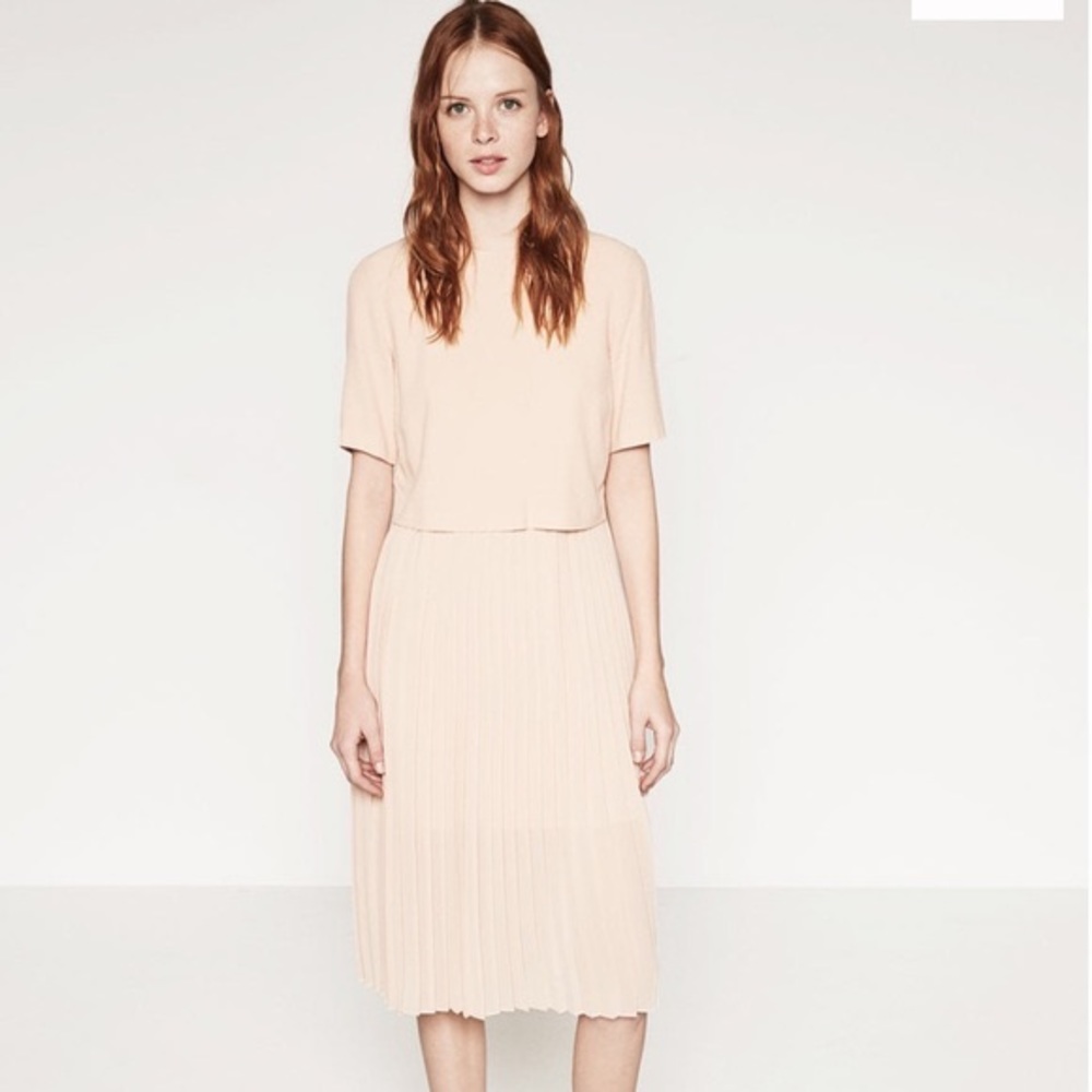 Zara Woman Pleated dress size XS