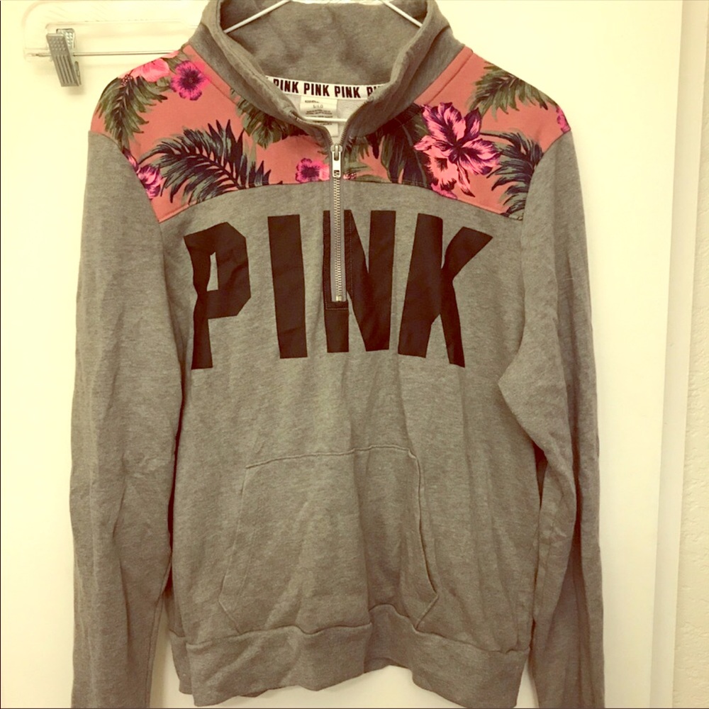 Half zip / Quarter Zip VS PINK sweatshirt