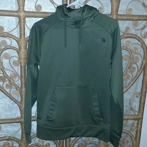Green unisex "The North Face" pullover/hoodie