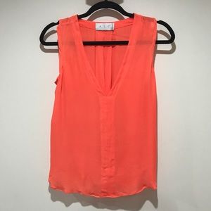 A.L.C. Silk Sleeveless Blouse