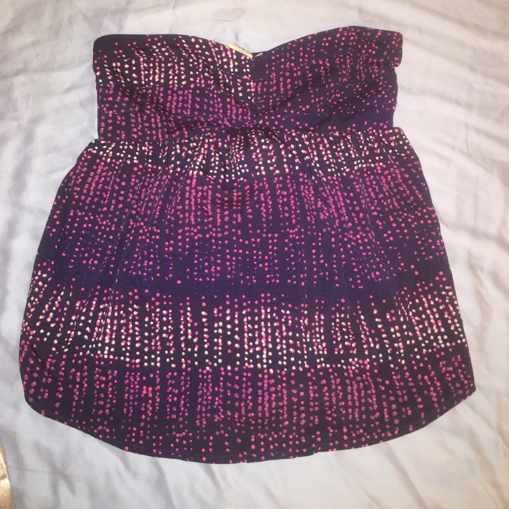 Strapless roxy top