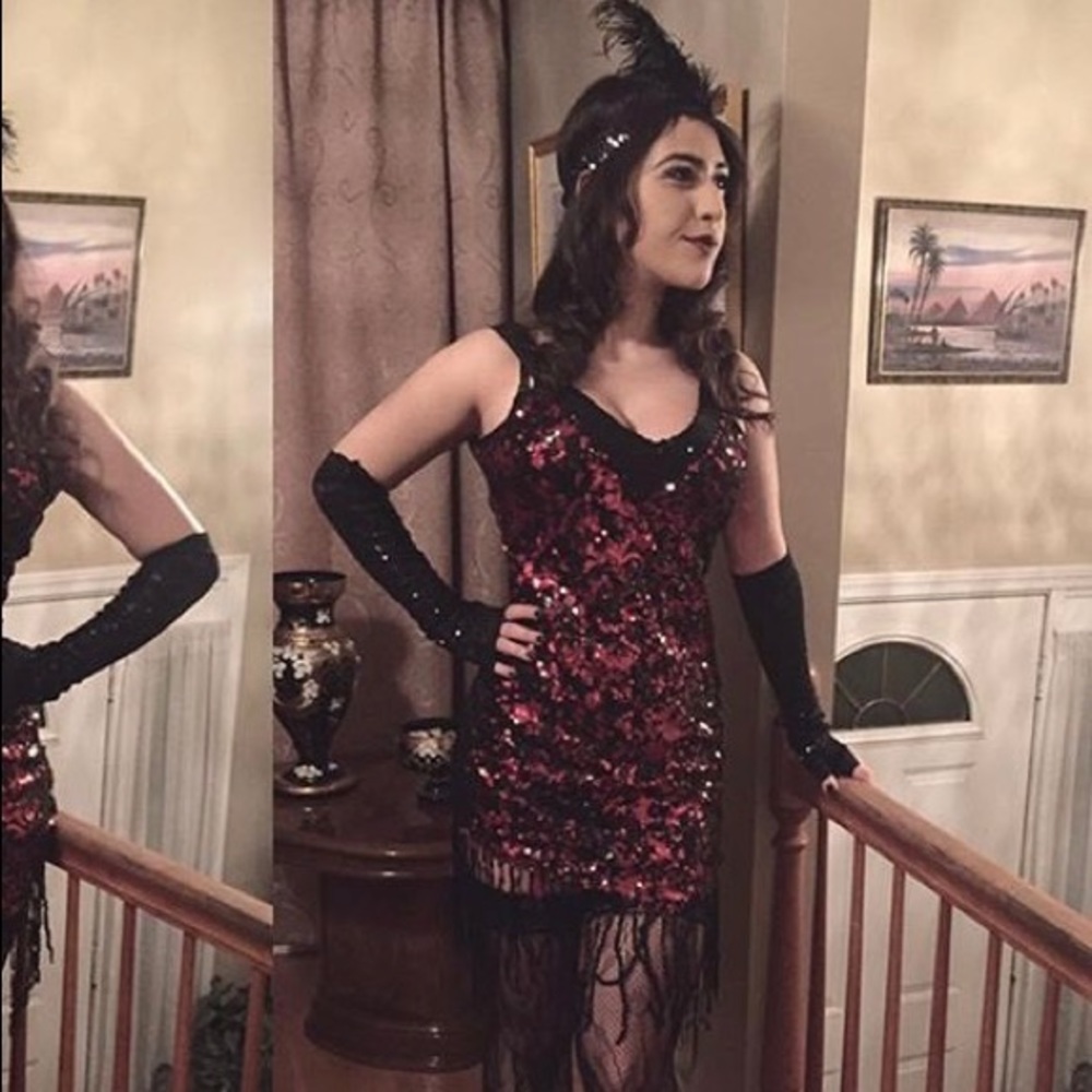 Flapper costume (all accessories included)