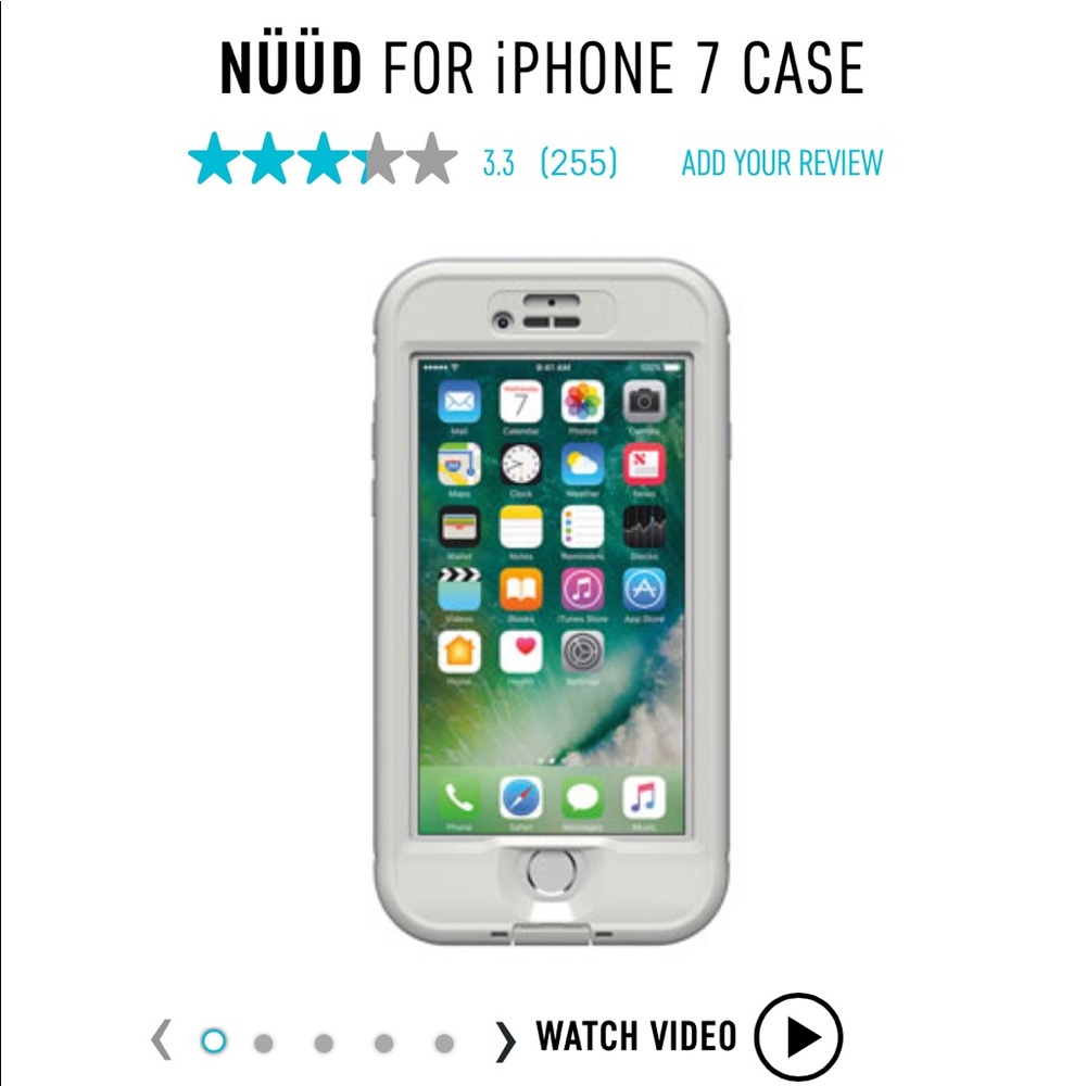 NÜÜD LifeProof iPhone 7 case white