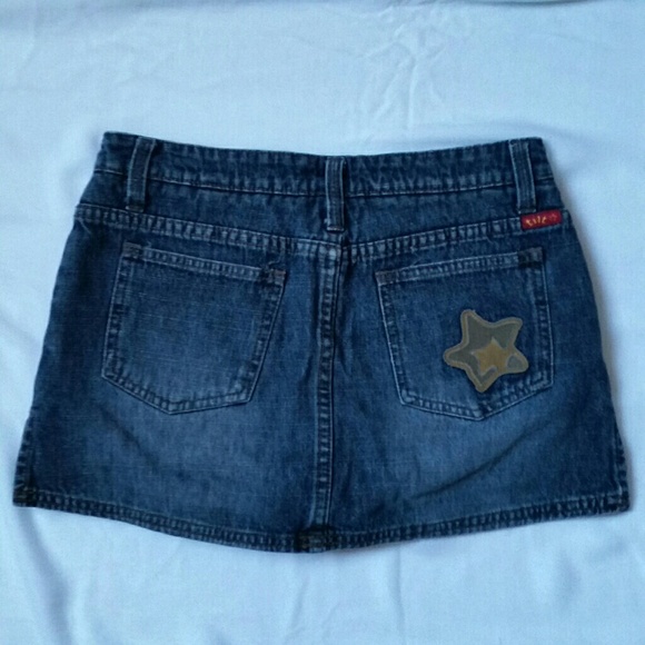 Mini denim skort - Picture 4 of 5