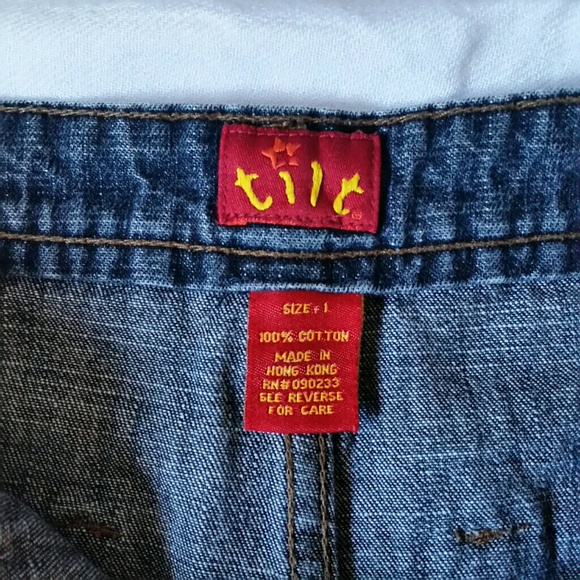 Mini denim skort - Picture 5 of 5